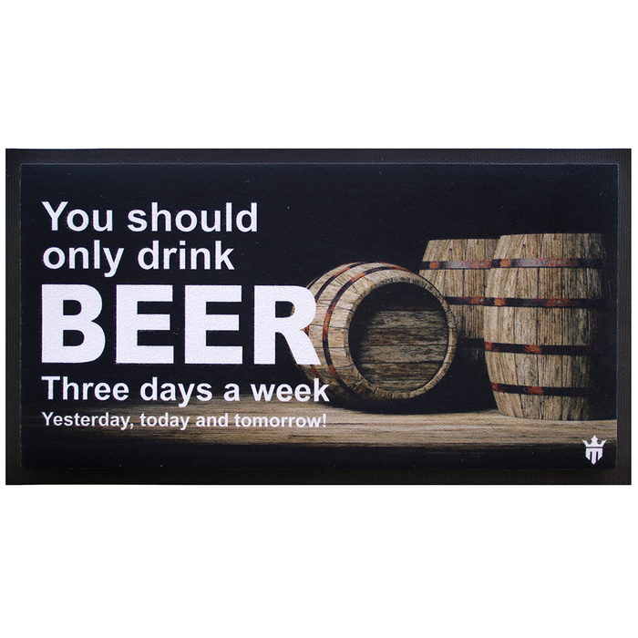 Beer Moto Mat Close up