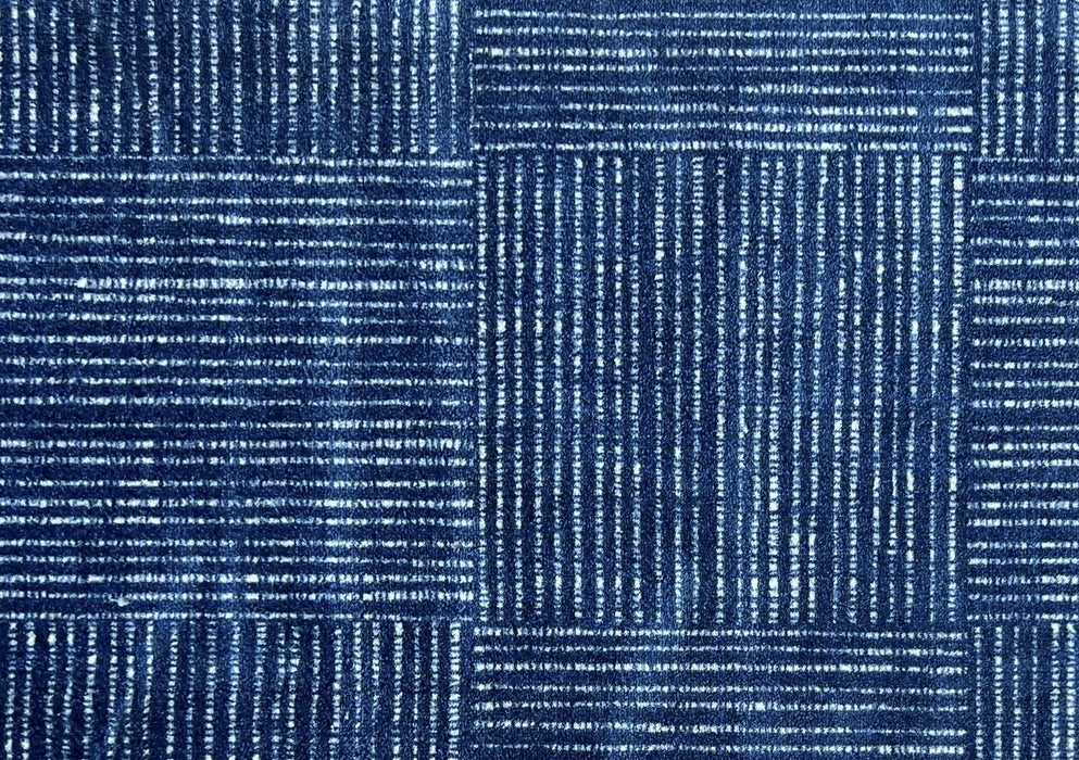 Matsmiths Canvas Floor Mats Washable Indoor Mat with Rubber Backing, Large for Entryway, Workshops, Man Caves, Bars, Non-Slip Area Rug and Mat, Washable Entryway Rug, Pet Friendly, Kid Friendly, Neutral, Taupe, Black, Navy, White, 24"x35" Navy