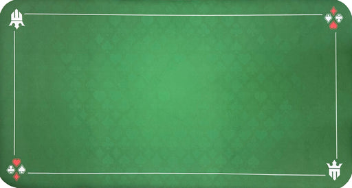 Matsmiths Playing Card Table Topper Mat, Washable Casino-Style Gaming Mat with Smooth Felt Surface and Rubber Backing, Non-Slip Table Cover for Kitchen Tables, Game Tables, Pub Tables, Stain-Resistant, 24” x 47”