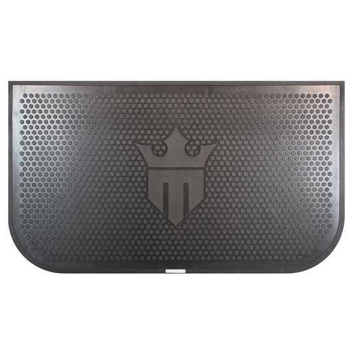 Matsmiths BBQ Grill Floor Mat, Durable Rubber Mat with Slip-Resistant Backing, Protects Decks and Patios from Food Debris, Oils, and Grease, Anti-Fatigue and All-Weather Safe for Outdoor Grilling, Patio Decking, Workspace Protection, Black, 33” x 59”