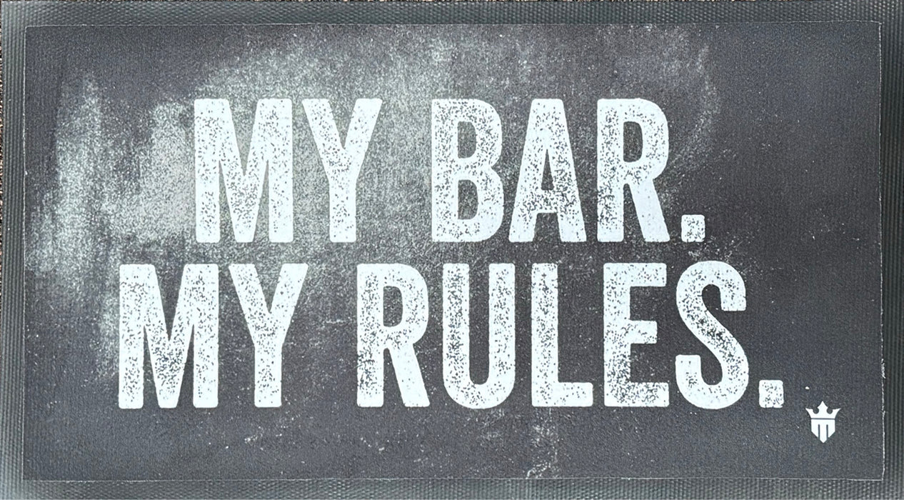 My Bar My Rules Bar Mat