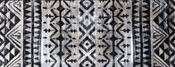 Matsmiths Pueblo Floor Mats Washable Indoor Mat with Rubber Backing, Large Runner Mat for Entryway, Workshops, Man Caves, Bars, Non-Slip Area Rug and Mat, Washable Entryway Rug, Pet Friendly, Kid Friendly, black, silver, bronze, 27.5"x75”