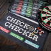 Dartboard Checkout Checker Mat with Dartboard