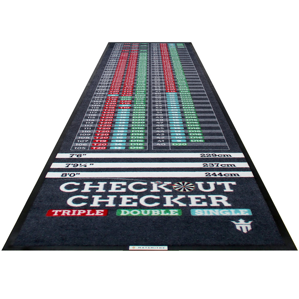 Dartboard Checkout Checker Mat from Matsmith - Matsmiths USA